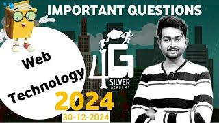 Web Technologies Important questions | CCS375 | Anna University Exam | 30th December 2024