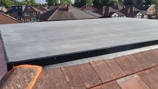 flat roofing rubber covering.