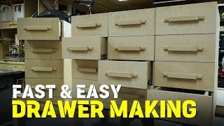 How To Build Plywood Drawers / Design and Install Slide Rail / DIY