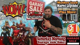 Saturday Morning Garage Sale Toy Hunting & Haul!