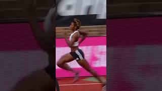 Marileidy Paulino with the FINAL PUSH 