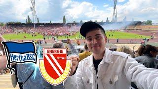 AUFSTEIGER ENERGIE COTTBUS  | Platzsturm + Faninvasion️ | HERTHA BSC 2 vs ENERGIE COTTBUS | Vlog