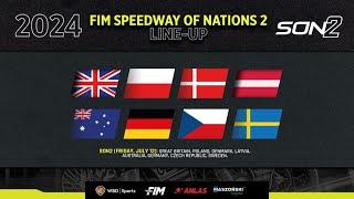 FIM Speedway of Nations 2024 - SON2 (U-21) @ Belle Vue. July 12