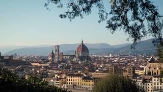 Шум и звуки старого города - Флоренция, Италия / The noise and sounds of the old city - Florence 4K