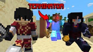 2 Minecraft Speedrunners vs TERMINATOR