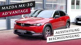 Mazda MX-30 e-SKYACTIV Ad’Vantage – Ausstattung und Beschleunigung 0-100km/h – Schuster Automobile