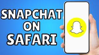 How to Use Snapchat on Safari 2023 | Snapchat on Safari Browser