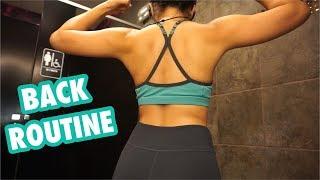 MY BACK WORKOUT ROUTINE | SAAVYY