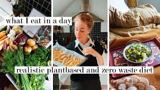 what I eat in a day // a realistic and zero waste diet without food guilt