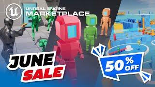 50% Off SALE - All Marketplace Products - June 13th to 20th | Unreal Engine 5 Marketplace | Kekdot