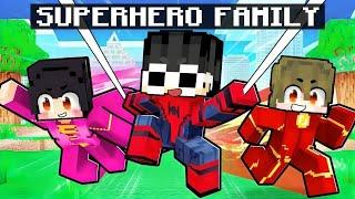 Becoming The STRONGEST SUPERHERO FAMILY in Minecraft!