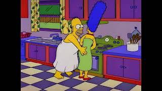 The Simpsons | Homer and Marge Are Flirty | #thesimpsons