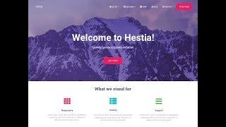 WordPressワードプレス無料テーマ Hestia インストールと設定・使い方