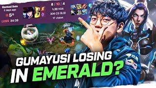 The World Champion ADC on his famous Caitlyn loses in...EMERALD???