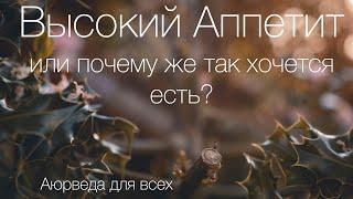 Высокий аппетит: или почему же так хочется есть? Аюрведа для всех.