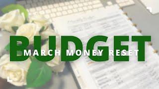 March Money Reset #budgetplanner #budgetwithme #monthlybudget