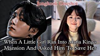 When A Little Girl Ran Into Mafia King's Mansion and Asked Him To Save Her #fypシ #jungkookff