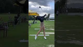 KLPGA 황아름 프로 정면 드라이버 스윙 슬로우.