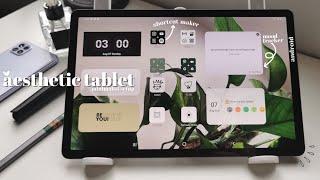 ️ how to make your tablet aesthetic | samsung tab s6 | Aesthetic | Android