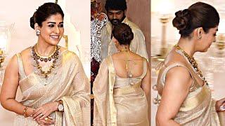 Nayanthara Exclusive Visuals At Anant Ambani And Radhika Merchant Wedding | Daily Culture