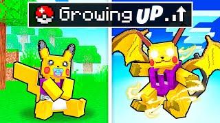 Growing UP as a POKEMON in Minecraft!