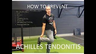 How to prevent achilles tendonitis