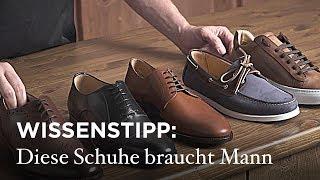 Wissenstipp: Diese 5 Schuhmodelle braucht Mann