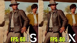 Indiana Jones and the Great Circle on Xbox Series S vs. Series X Comparison of Graphics and FPS Test