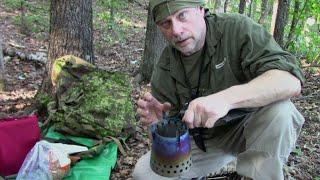 Bushcraft Vs  Backpacker Style Twig Stove Cooking