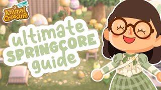 How to create the PERFECT springcore Animal Crossing island!