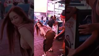 MS Sethi Showing Her Ass  Shaking In time square publicly