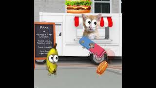 Baby Banana Cat School Day ️ #catmemes #cat #shorts #fyp #bananacat