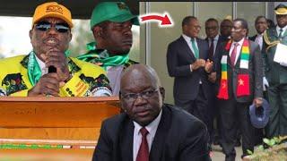 BreakingMnangagwa panic VP Chiwenga coup tactics & suspend his Top foot solidier over ZanuPF slogan