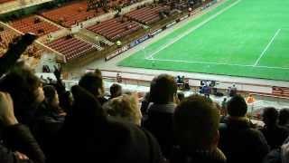 Watford fans at Boro / Vydra misses hat-trick chance!