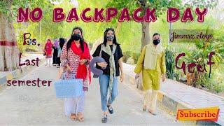 No backpack day at Gcuf | last semester fun | Faisalabad Pakistan