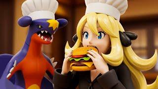 【ポケモン料理】ガブリアスシェフにハンバーガーを作らせたらシロナすぎた！#ポケモン #pokemon #料理 #cooking