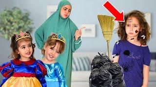 البنت الوسطانية والام الشريرة التي تميز بين اولادها|فلم قصير مؤثر