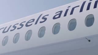 SSJ100 Brussels airlines painting and flight test