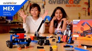 Avishkaar MEX Robotics Starter Kit | 5 in 1 Robots | Build & Play | Learning With Fun