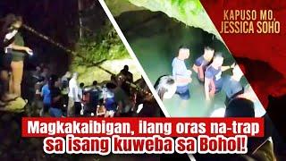 Magkakaibigan, ilang oras na-trap sa isang kuweba sa Bohol! | Kapuso Mo, Jessica Soho