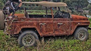 Fully restoration abandoned 1966 army vehicles | Restore antique army vehicle