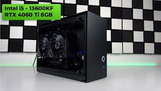 Intel i5 - 13600KF + RTX 4060 Ti  Gaming Mini PC Build + Test 1080p 1444p 2160p