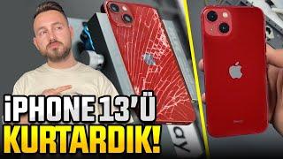 Ofiste kırılan iPhone 13'ü eski haline getirdik!