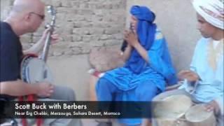 Berber Banjo, Morocco music, Sahara desert Scott Buck