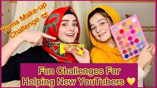 Yums Makeup Challenge | Helping New YouTubers | Dietitian Aqsa