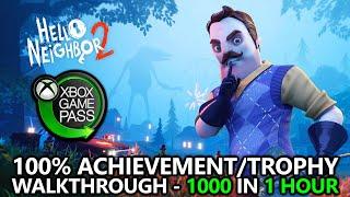 Hello Neighbor 2 - 100% Achievement/Trophy Walkthrough (Xbox Game Pass) - 1000 Gamerscore in 1 Hour