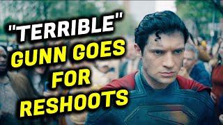 SUPERMAN Test Screenings "TERRIBLE" James Gun Going Back For Reshoots