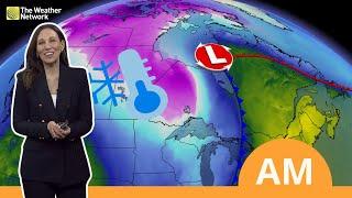 Canada's National Forecast: March Madness Brings a Big Swing in Temperatures | #WeatherAM