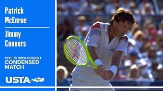 Patrick McEnroe vs. Jimmy Connors Condensed Match | US Open 1991 Round 1