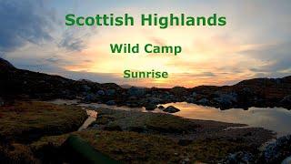 Scottish Highlands Wild Camp Sunrise